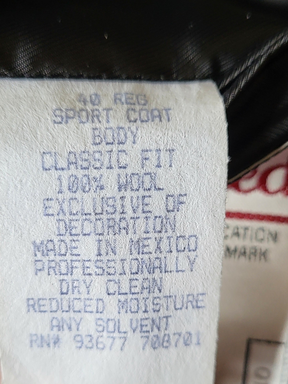 Men's Herringbone Harris Tweed Two-Button Blazer - 40 Regular - Picture 7 of 11